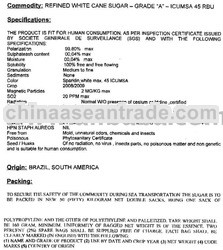 ICUMSA 45 sugar