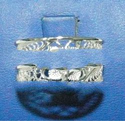 filligree silver 925 plated with real rhodium