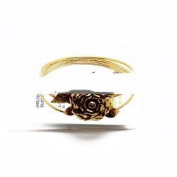 Brass solid metal bangle