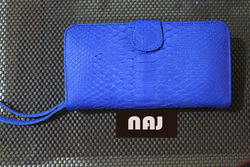 NAJ Original Leather Snake Skin Wallet