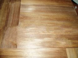 Teak lam parquet