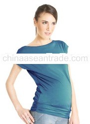 Dropped Shoulder Boat Neck Top