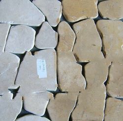 tan pavers mosaic
