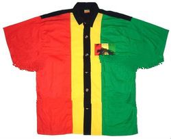 Cotton Comb. Rasta Man Shirt