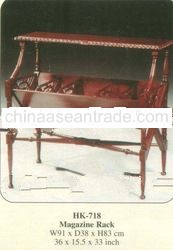 Magazine Rack Mahogany Indoor Furniture