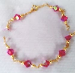 10k Bracelets With Swarovski Crystals