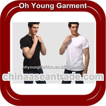 100% Cotton Cheap Promotion T Shirt Men Plain Blank Tshirt Wholesale