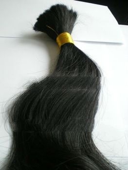 100% High Quality Chinese human hair extension hair bulk