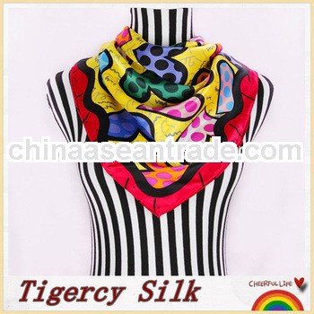 100% Silk Satin Scarves 2013 Fashion Bandana/Chinese manufacturer of scarves