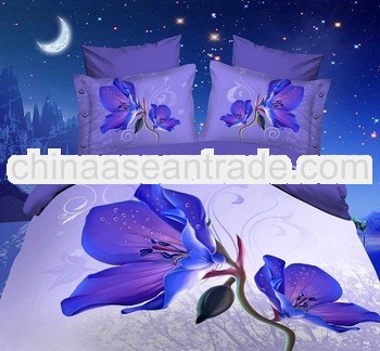 100% cotton 40X40/133X72 3D printing bedding set