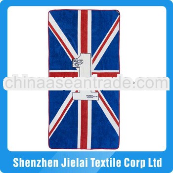 100% cotton English flag beach towels