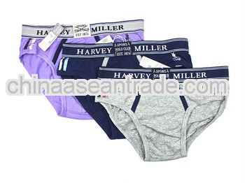 100% cotton Hot saleworld popular men briefs underware OEM Alibaba