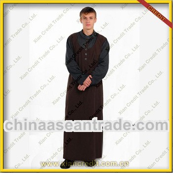 100% cotton fashionable muslim Men's clothing KDT-0032