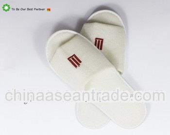 100% cotton velour towel disposable hotel slipper