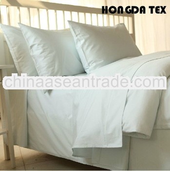 100%cotton white hotel style bedding set/bed linens