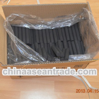 100% nature raw bamboo finger charcoal for shisha
