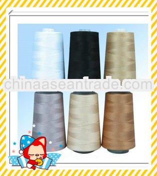 100% polyester rng spun yarn for knitting weaving