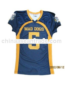 100% polyester youth xxxl football jersey