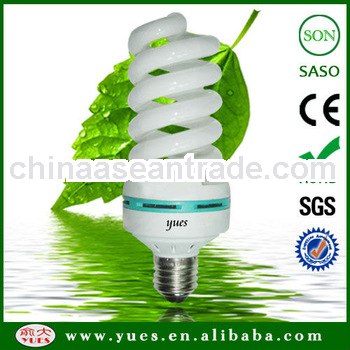 100% tri-color powder high quality high lumens Spiral Energy Saving Bulb 65W