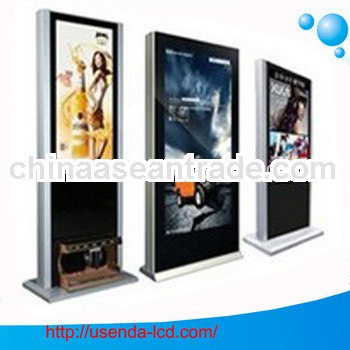 1080P HD floor standing 46'' Supermarket Network LCD Display for Advertising