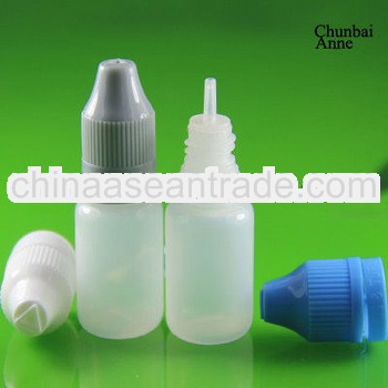 10/20/30ml pe plastic juice bottles wholesale with childsafety tamper seal long tip for vape liquid 