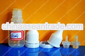 10ml PE eye Eliquid Plastic Dropper bottle tamperproof cap