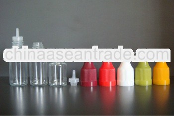 10ml plastic transparent empty liquid bottles with safety cap long thin dropper JB-228