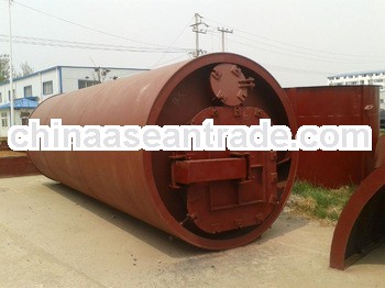 10mt pyrolysis machine of waste tyre and Polythene
