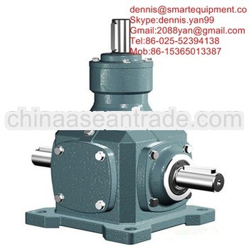 11.2-3205 N.m T spiral bevel gear box with motor
