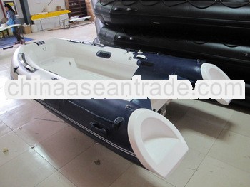 11.8ft 360cm PVC fiberglass RIB fishing boat