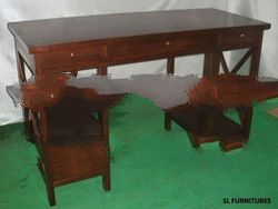 Computer Table - Wooden Computer Table