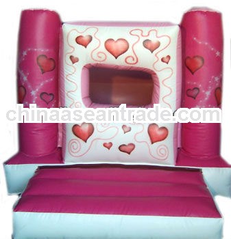 11ftx8ft Love Hearts Bouncy Castle/inflatable bouncer