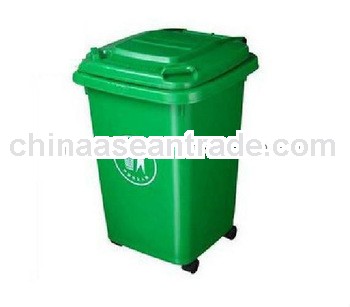 120L/240L Garbage bin with 4 wheel in virgin plastic material garbage bin with wheels