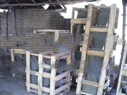 Packing stone carving