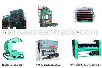 1220x2440mm yearly output 30000cbm/year plywood making machinery