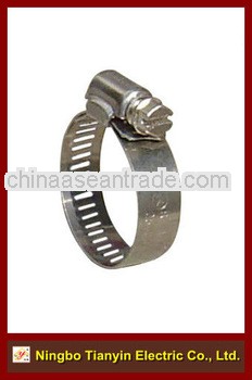 12.7mm bandwidth worm drive pipe fitting