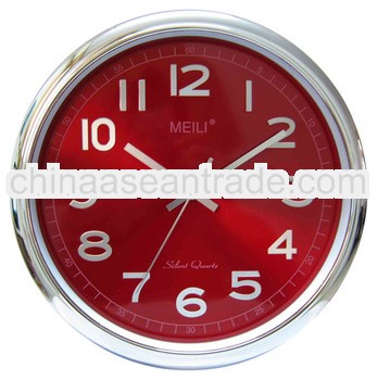 12inch Plastic Clock with Aluminum dial