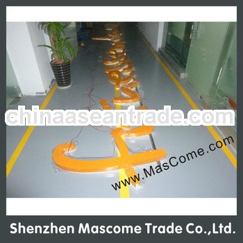 12v Output Safety frontlit led Resin Signs