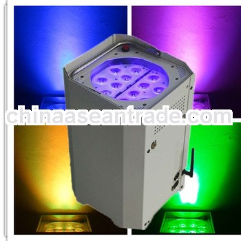 12x3w rgb 3in1 led color uplighter wireless wash light
