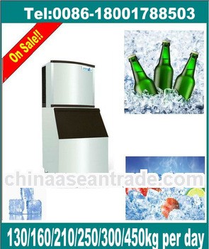 130 kg per day industrial ice block machine/block ice makers with removable ice storage bin