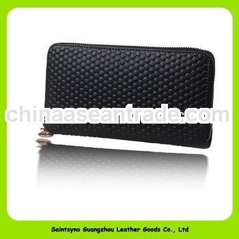 13223 Black genuine leather purses and handbags