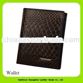 13293 High quality genuine snake leather wallet as promotional gifts