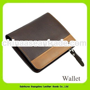 13296 Zip-around genuine leather wallet for men