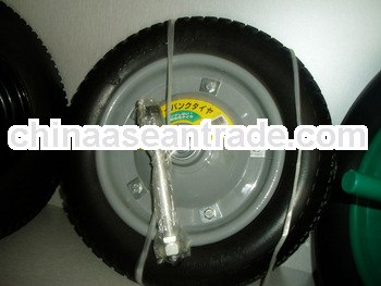 13 inch pu wheels with metal rims