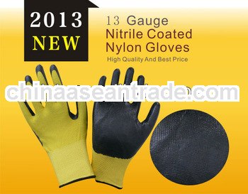 13g coating nitrile work glove