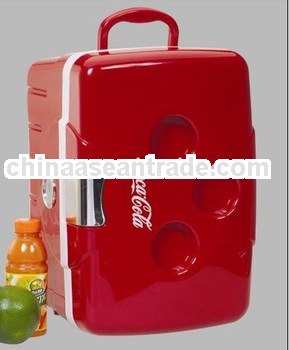 14L red portable thermoelectric mini picnic fridge