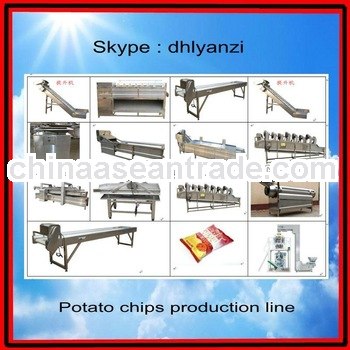 150kg/h automatic chips production line 0086-13523507946
