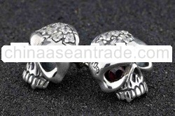 925 Sterling Silver Jewelry Skull Earrings