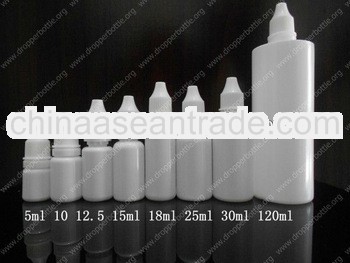 15/30ml PE White Plastic Dropper bottle for Liquid medicine manufacture