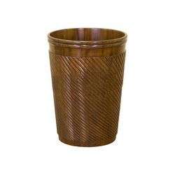 Mahogany Round Wash Stand with External Brass